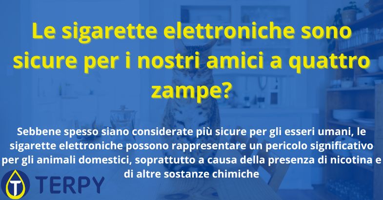 Le sigarette elettroniche sono sicure per i nostri amici a quattro zampe?